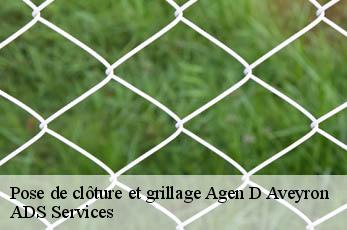 Pose de clôture et grillage  agen-d-aveyron-12630 ADS Services