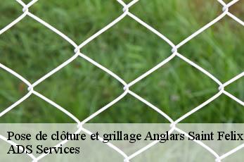 Pose de clôture et grillage  anglars-saint-felix-12390 ADS Services