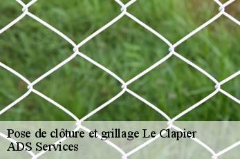 Pose de clôture et grillage  le-clapier-12540 ADS Services