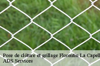Pose de clôture et grillage florentin-la-capelle-12140 ADS Services