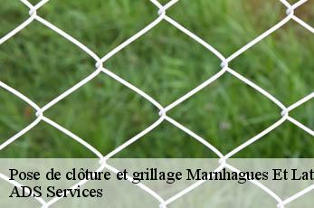 Pose de clôture et grillage marnhagues-et-latour-12540 ADS Services