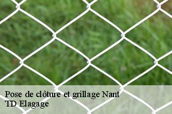 Pose de clôture et grillage  nant-12230 TD Elagage