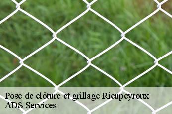 Pose de clôture et grillage  rieupeyroux-12240 ADS Services