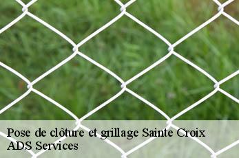 Pose de clôture et grillage  sainte-croix-12260 ADS Services