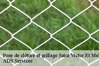 Pose de clôture et grillage  saint-victor-et-melvieu-12400 ADS Services