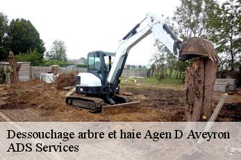 Dessouchage arbre et haie  agen-d-aveyron-12630 ADS Services